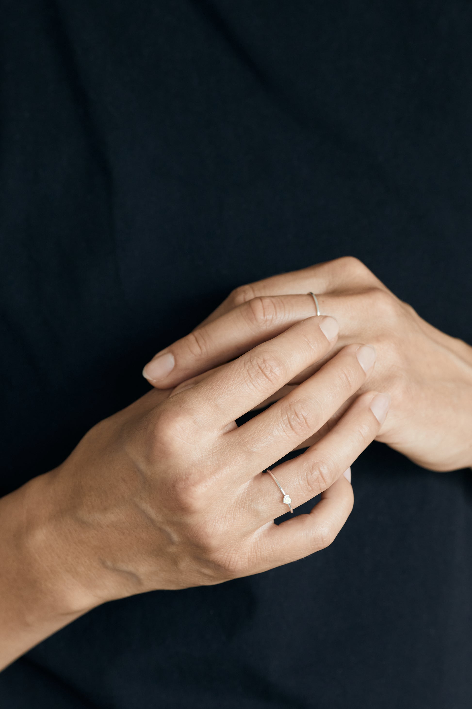 Zarter Ring Herz