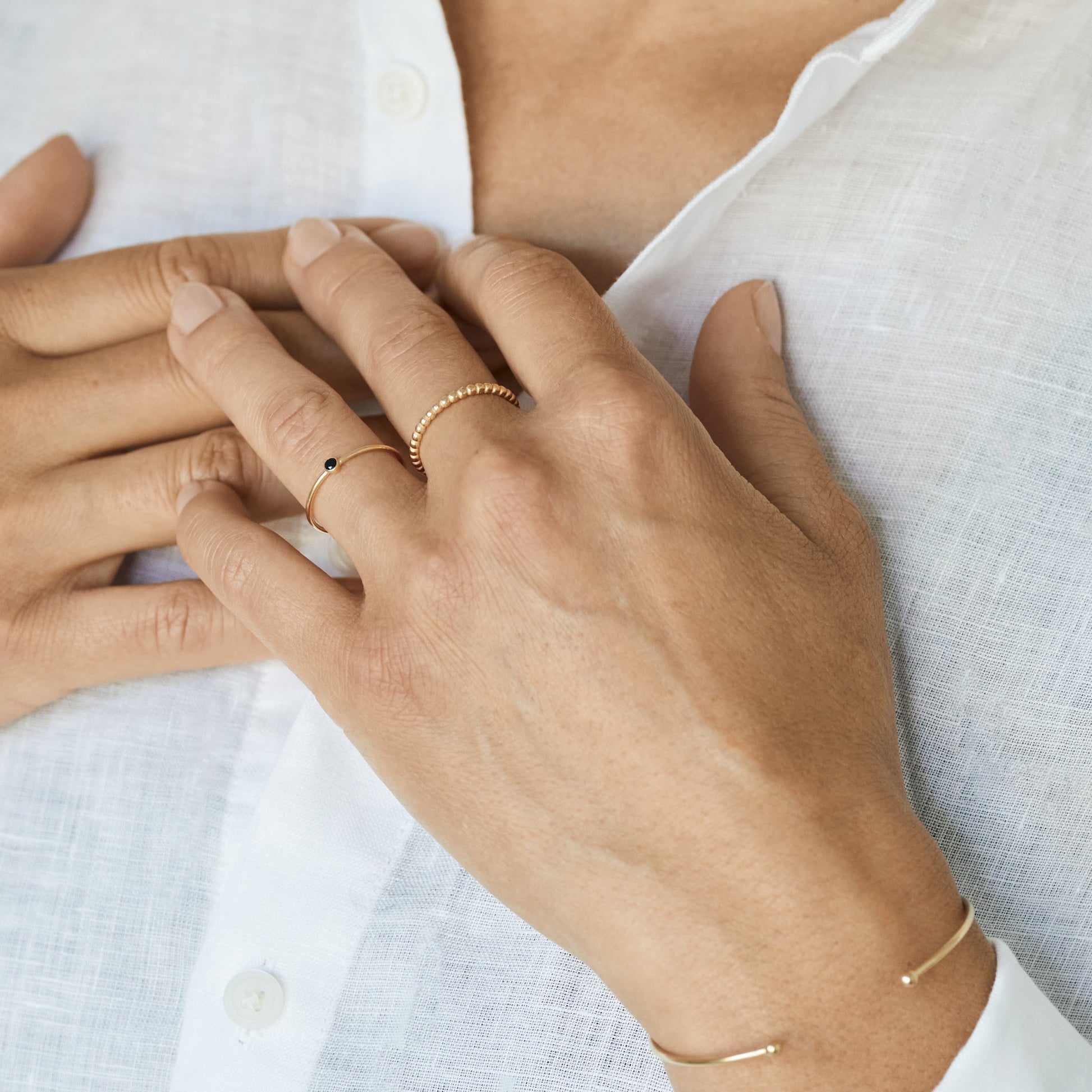Ring Perlen Kugelring