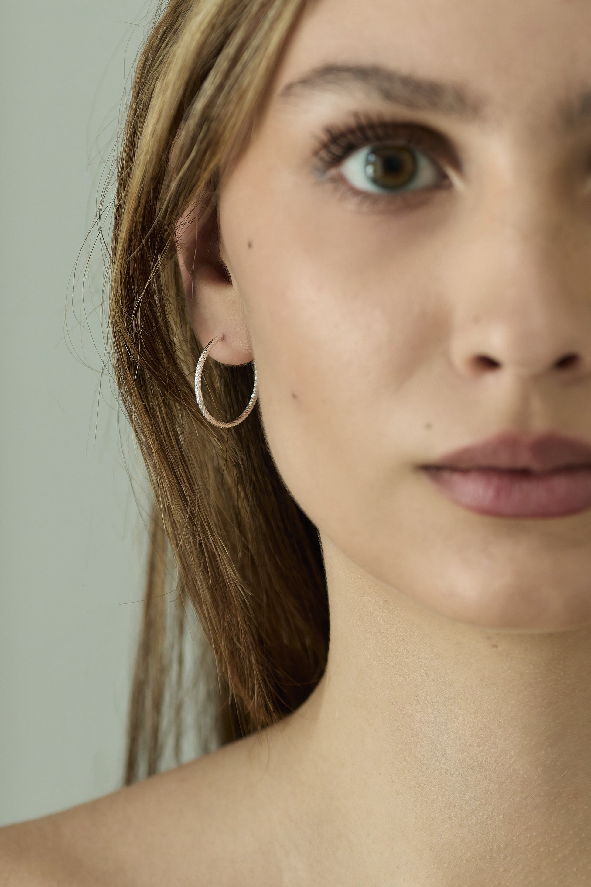 Creolen Stecker Studs Shiny