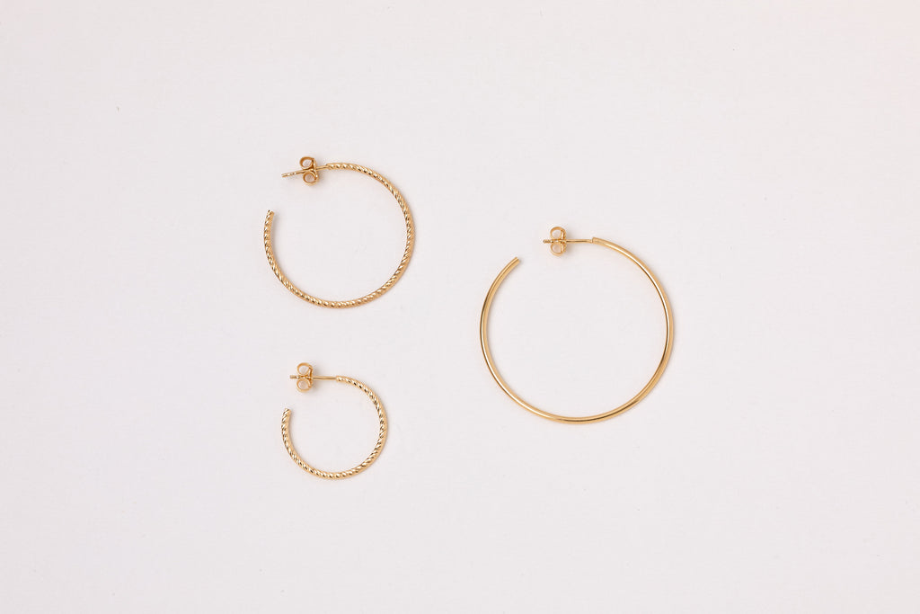 Creolen Stecker Studs Shiny