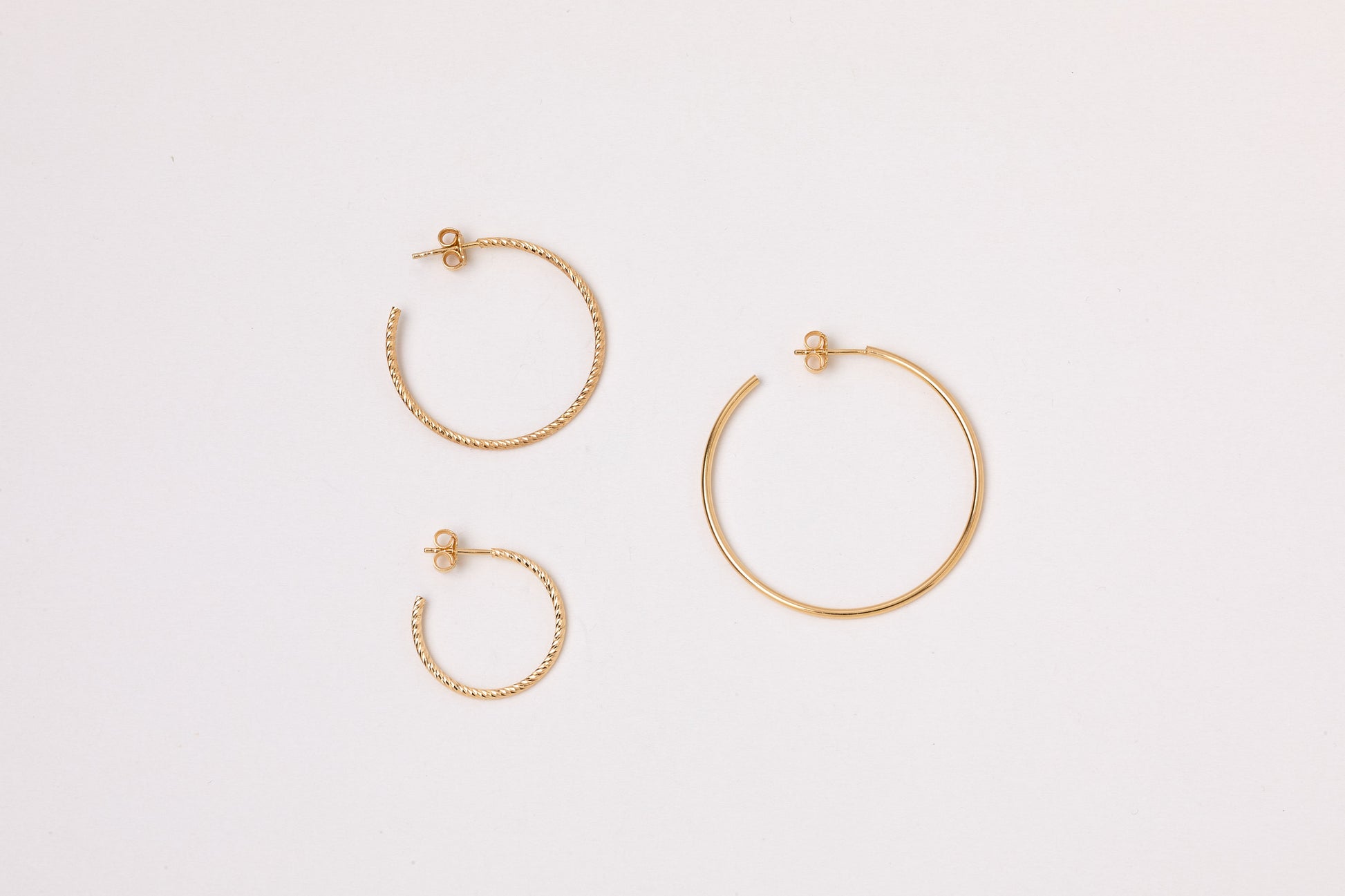 Creolen Stecker Studs Shiny