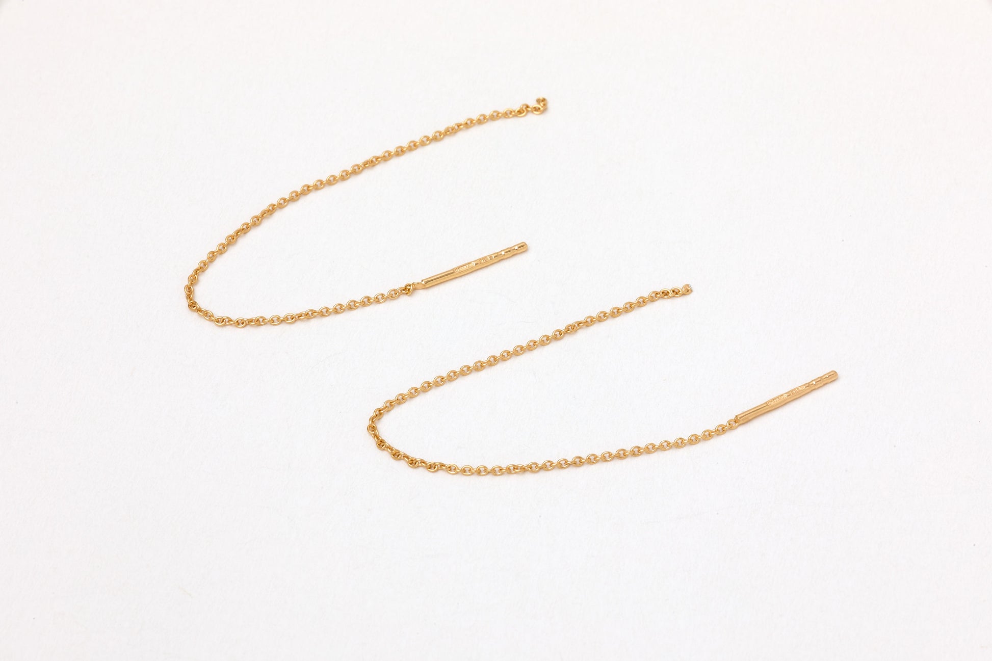 Kettenohrringe Chain Fine Line