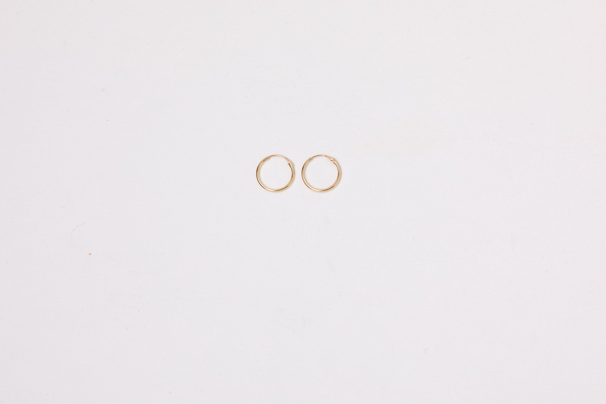 Goldene Creolen Hoops Vollgold 333