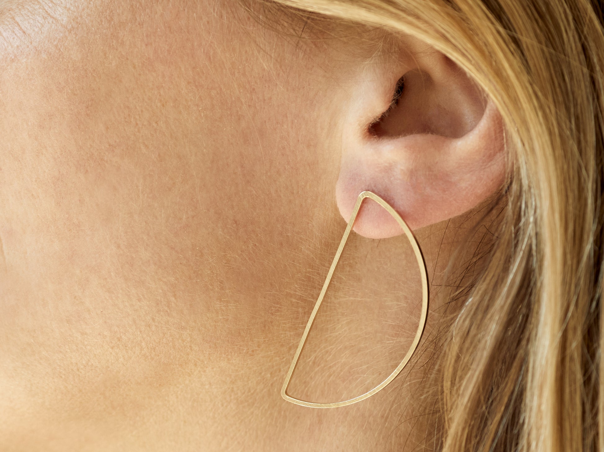 Ohrstecker Halbkreis Moon