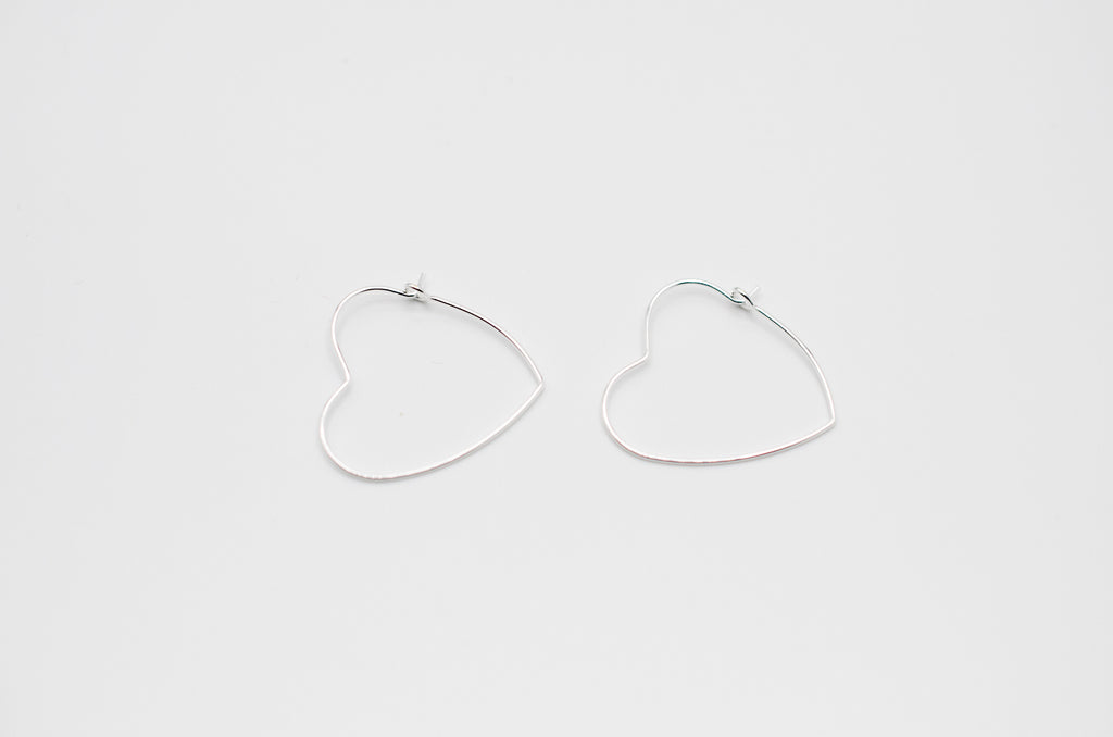 Creolen Herz Hoops