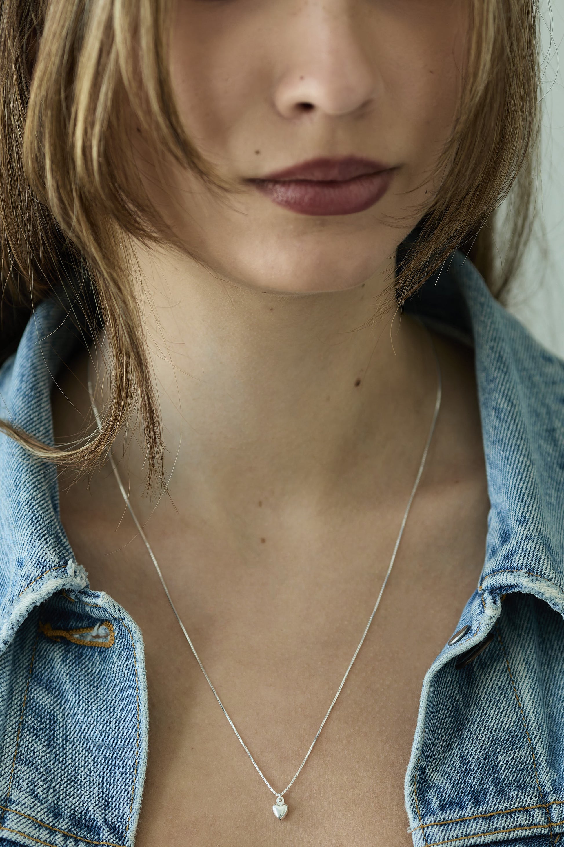 Halskette Herz Bubbly