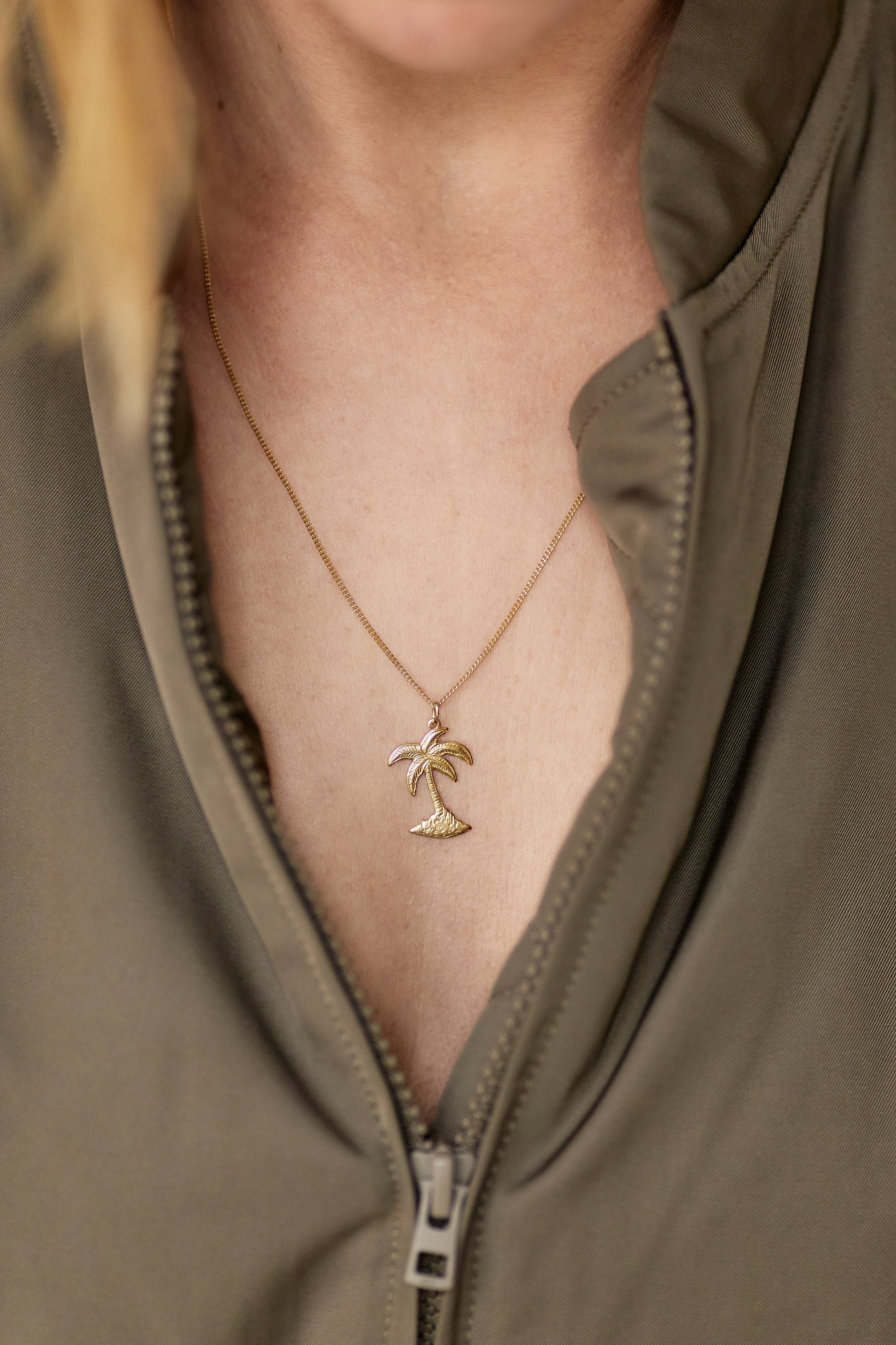 Halskette Palme