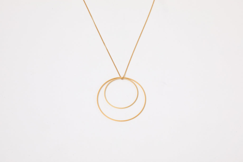 Halskette  "Circle" Doppelter Kreis