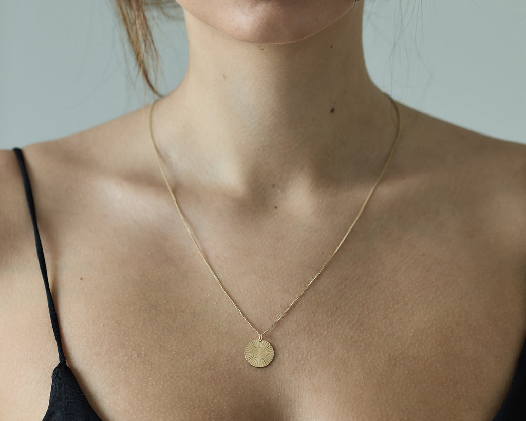 Halskette Plättchenkette Soleil