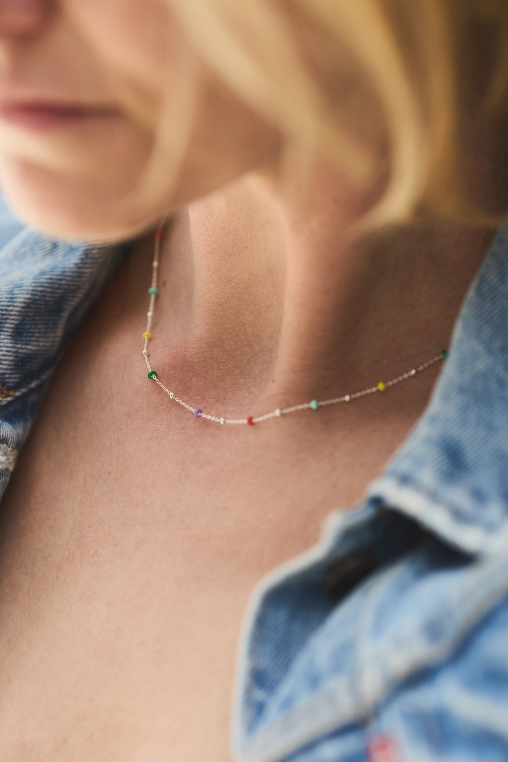 Emaille Drops Colourful Line