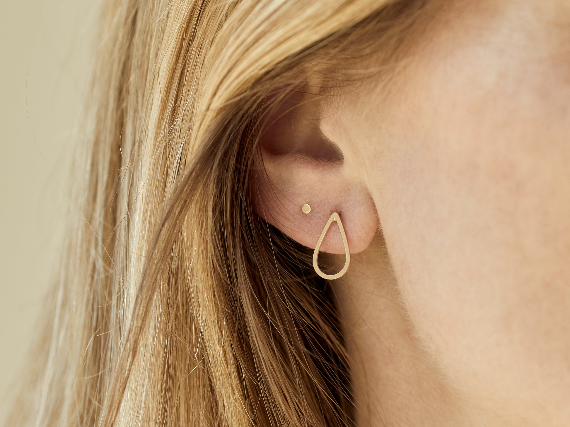 Ohrstecker Tropfen Drop
