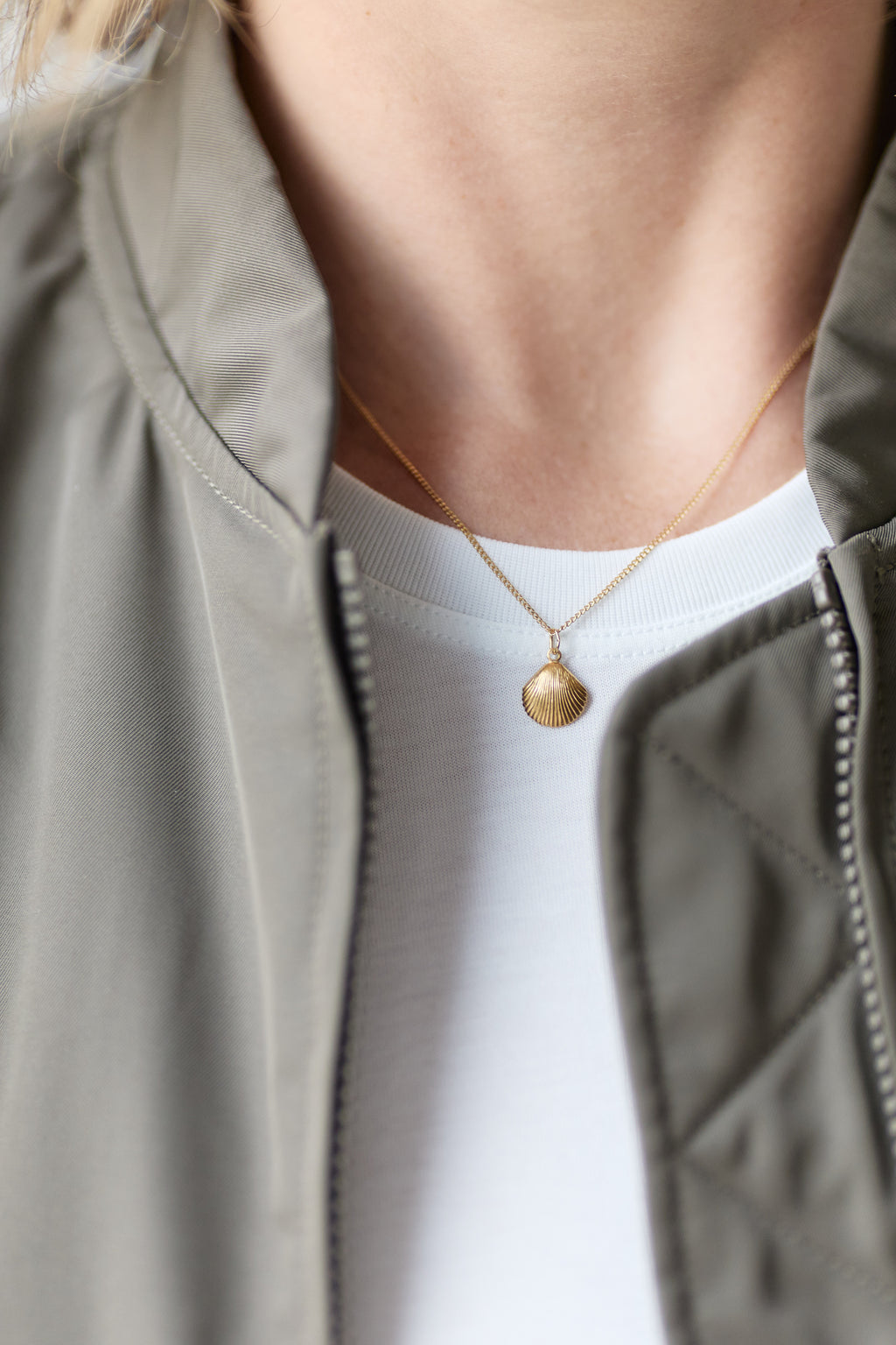Halskette Muschel