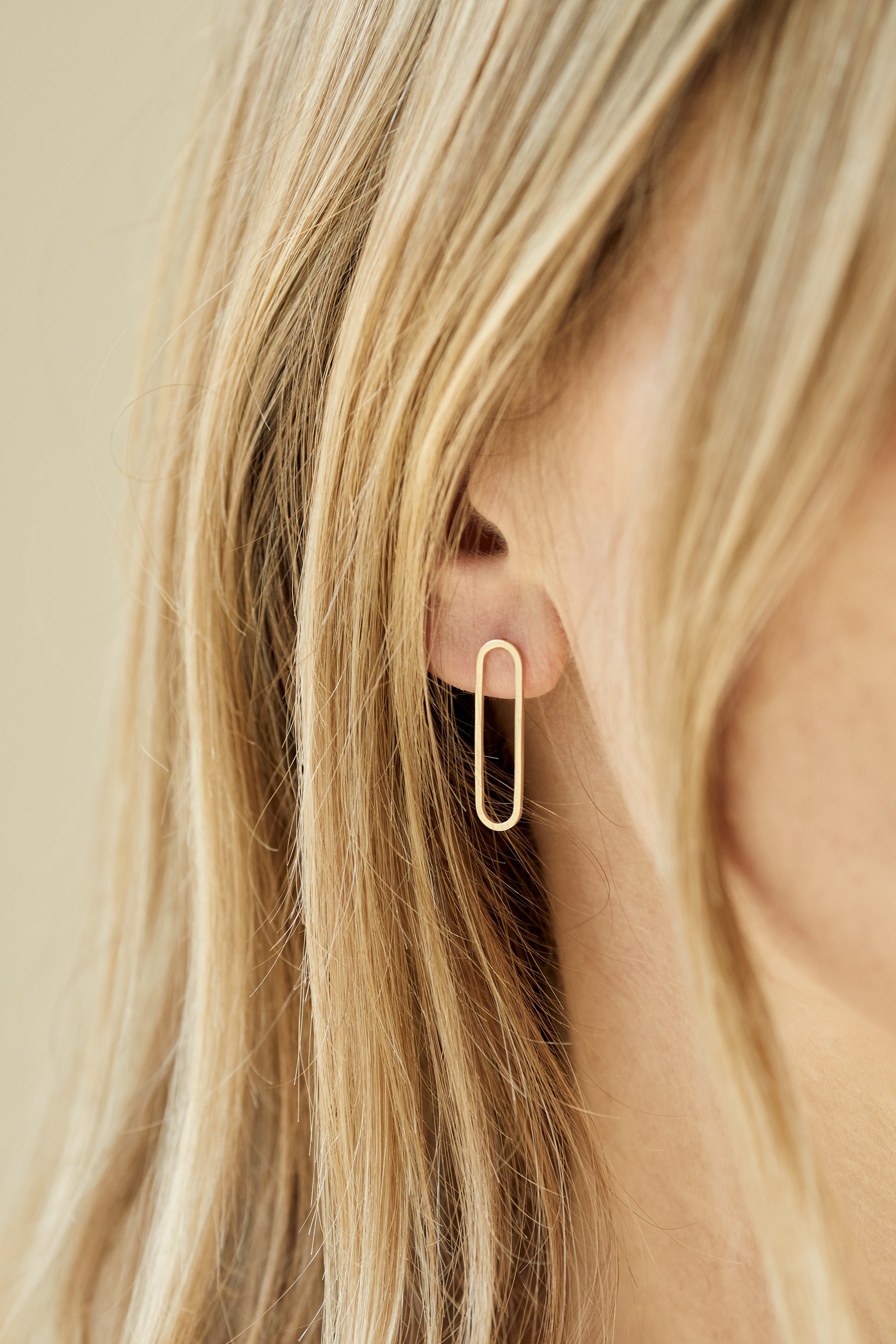 Ohrstecker Round Shape Oval