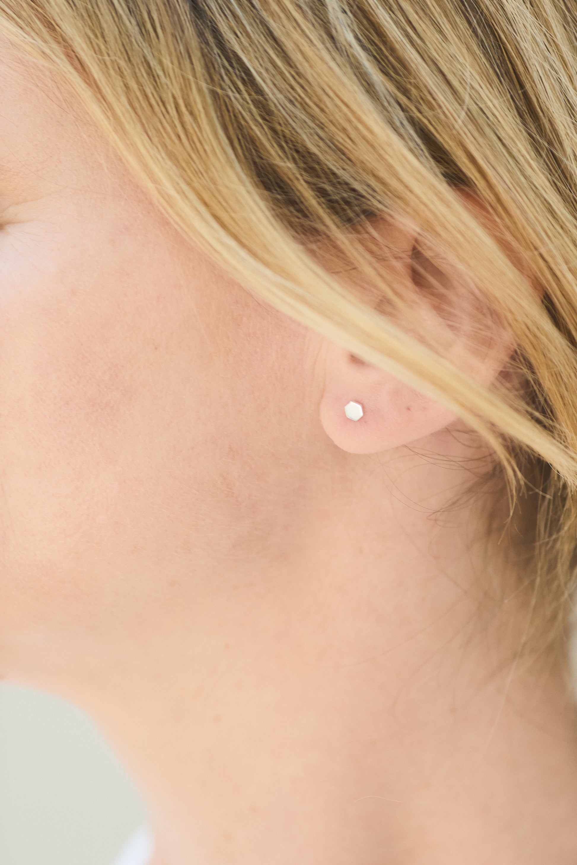 Ohrstecker Tiny Hexagon