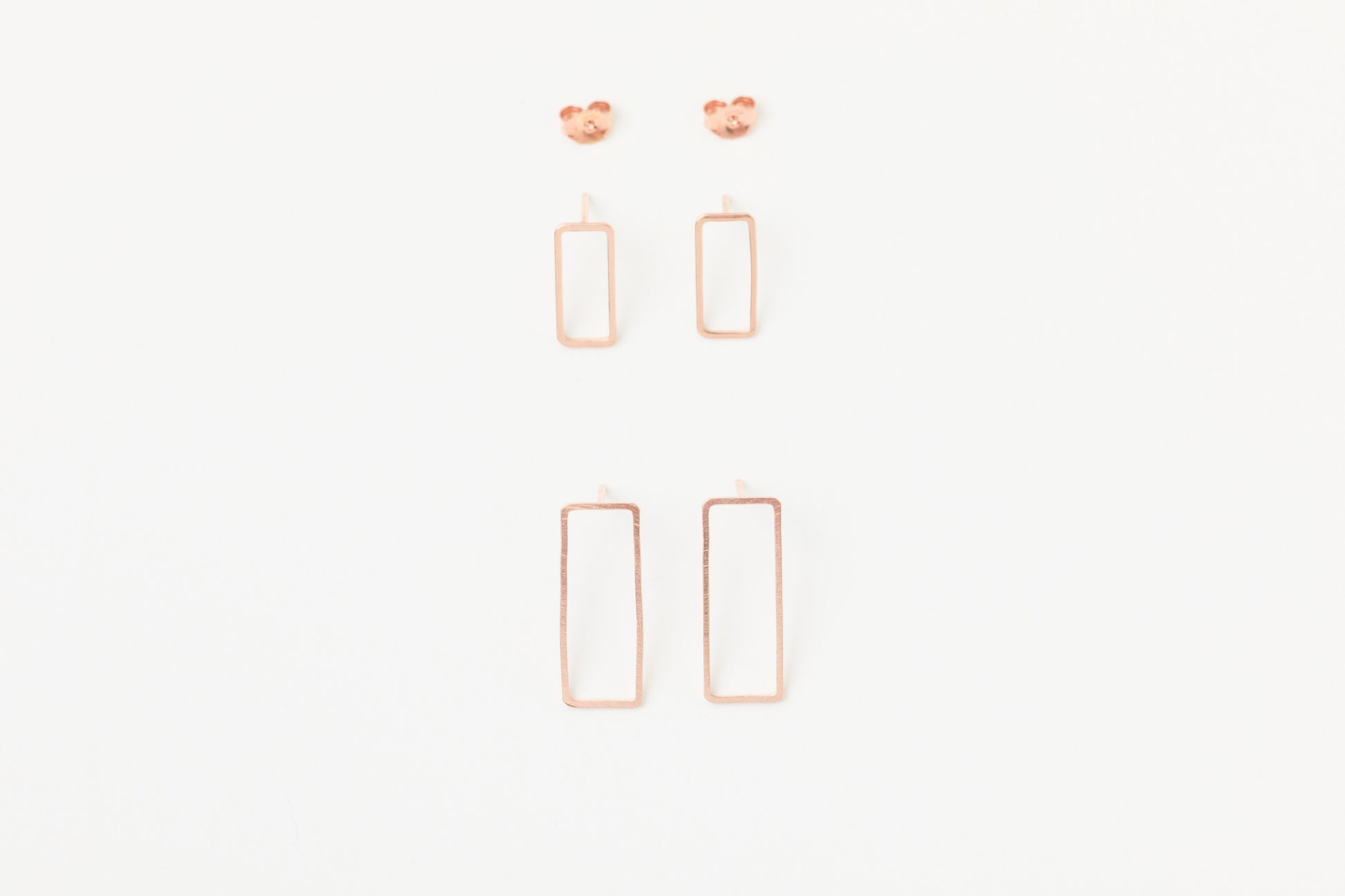 Ohrstecker Rectangle