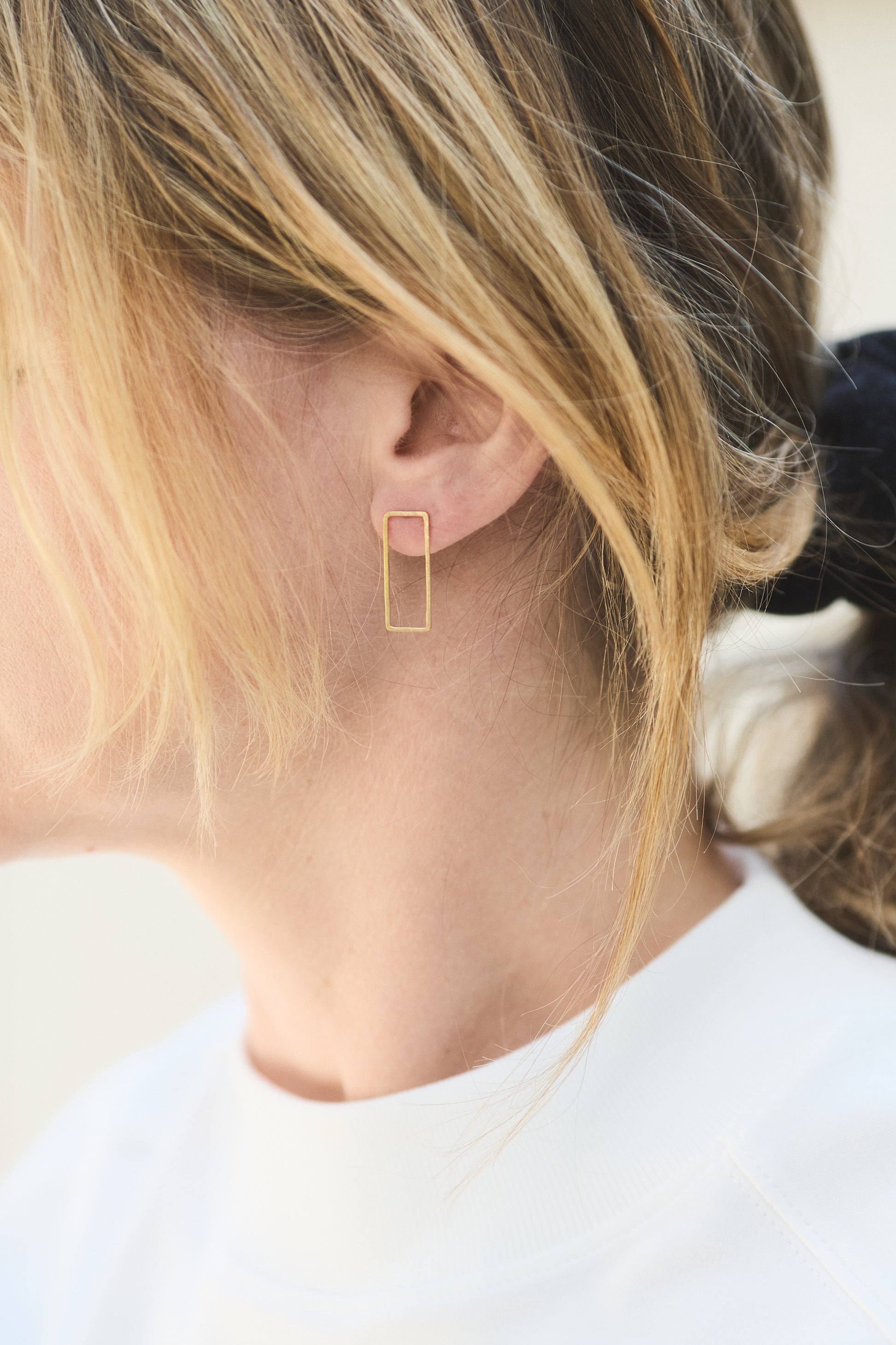 Ohrstecker Rectangle