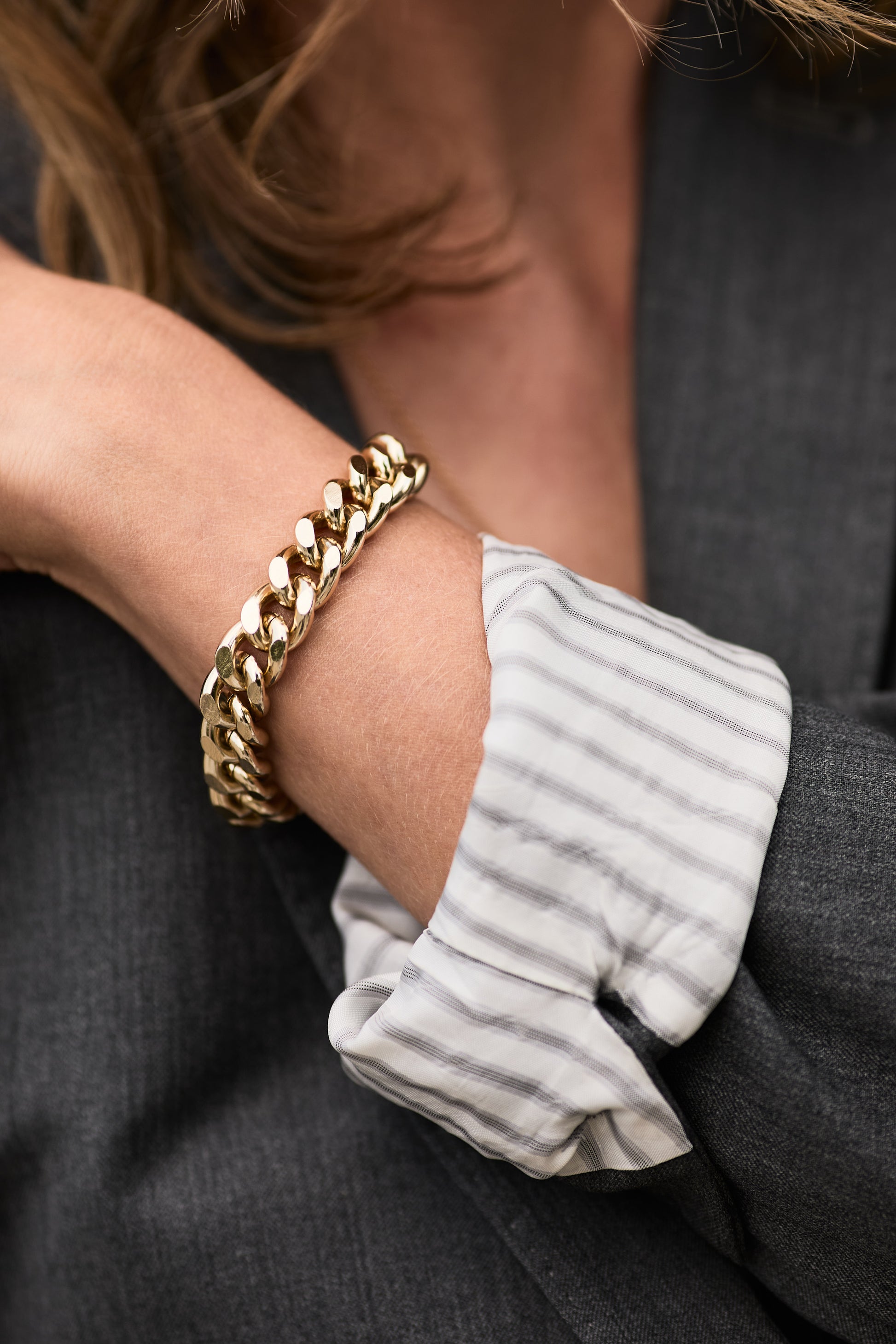Chunky Curb Chain Armband