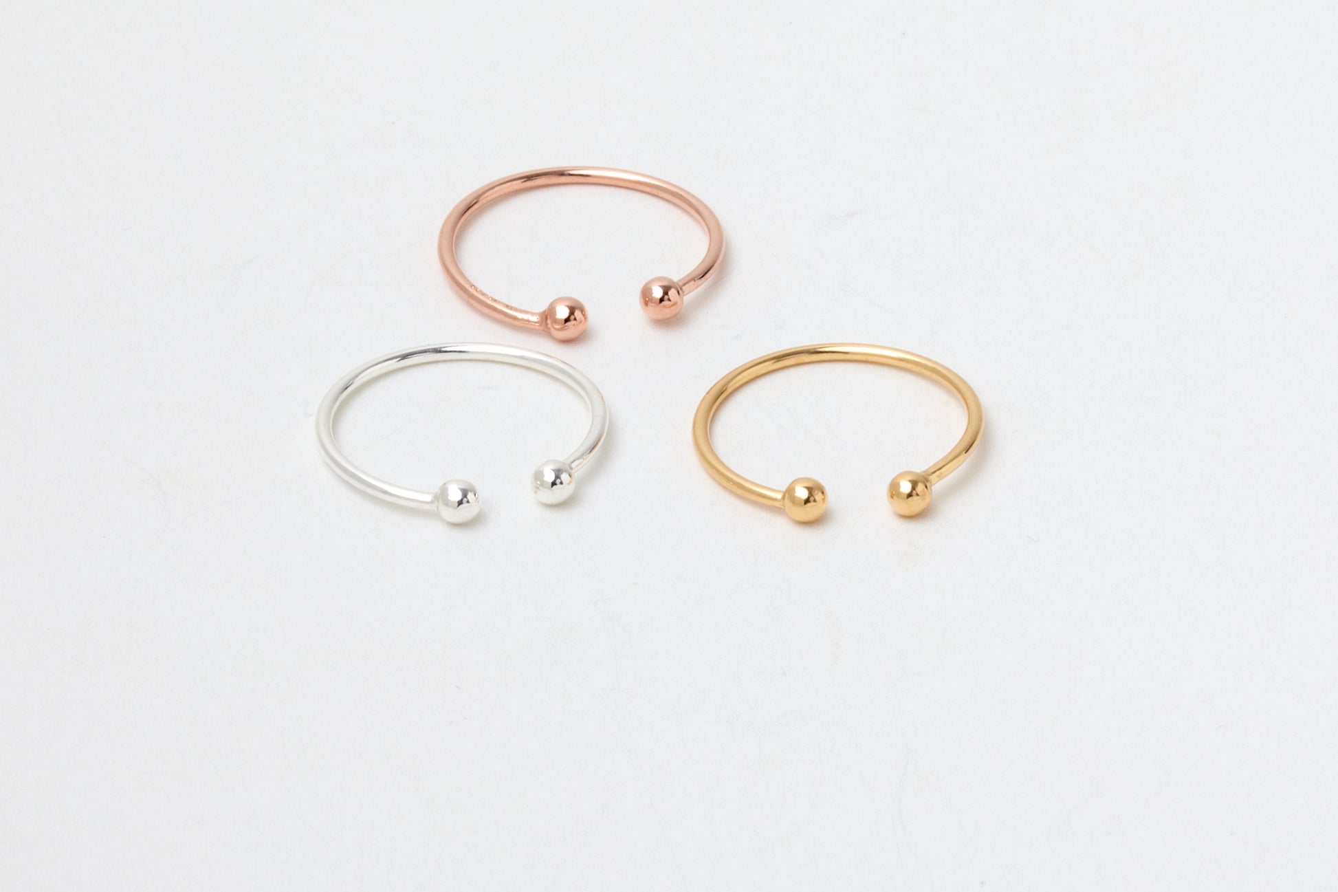 Offener Ring Kugeln "Beads"