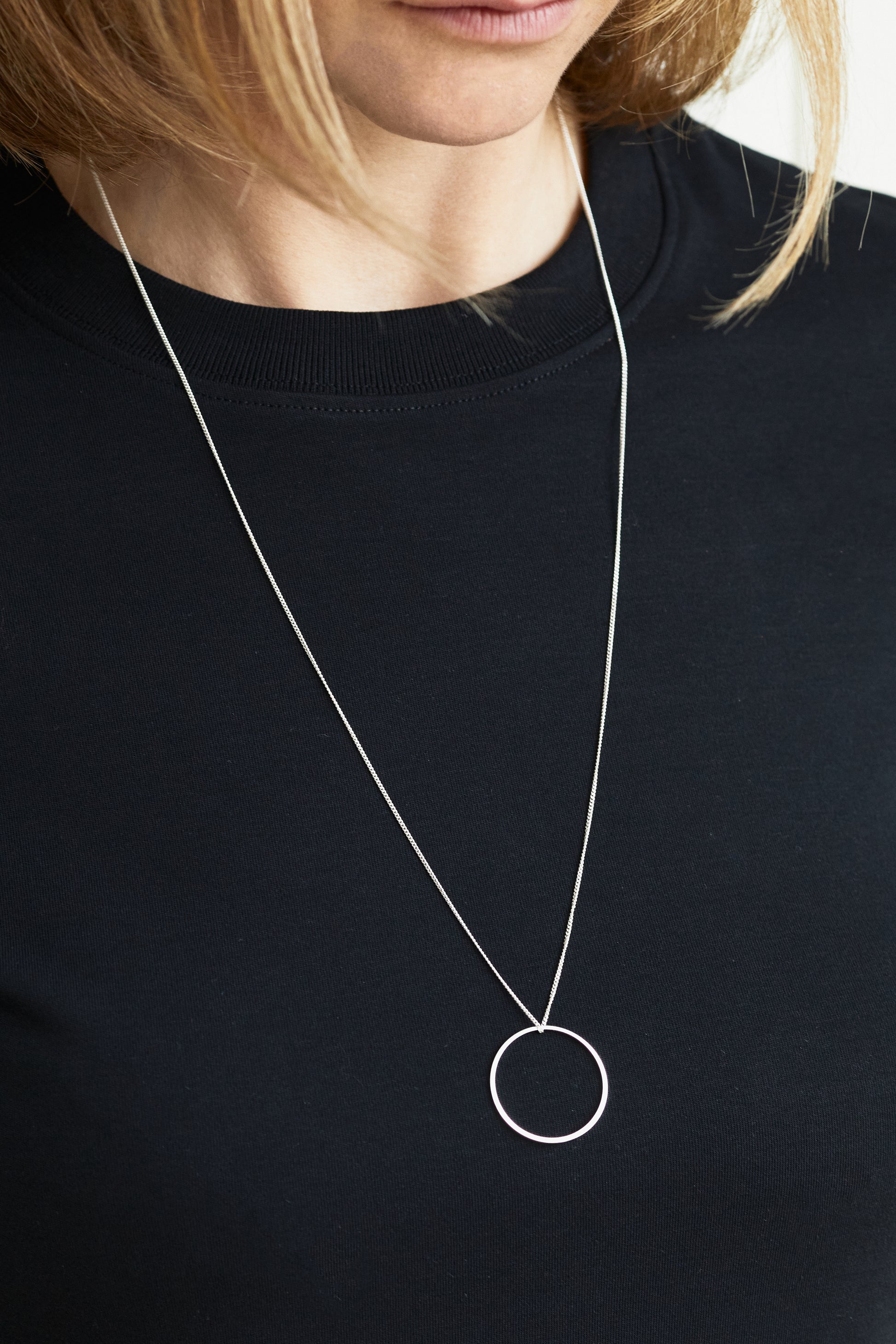 Ring Halskette  "Circle" Kreiskette