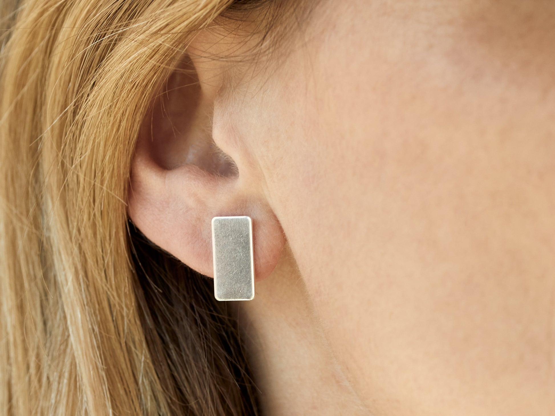 Ohrstecker Rectangle SALE imperfect
