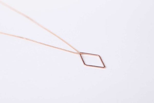 Diamant Halskette "Raute"