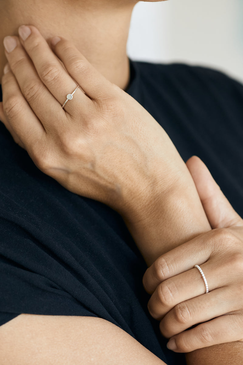 Ring Perlen Kugelring